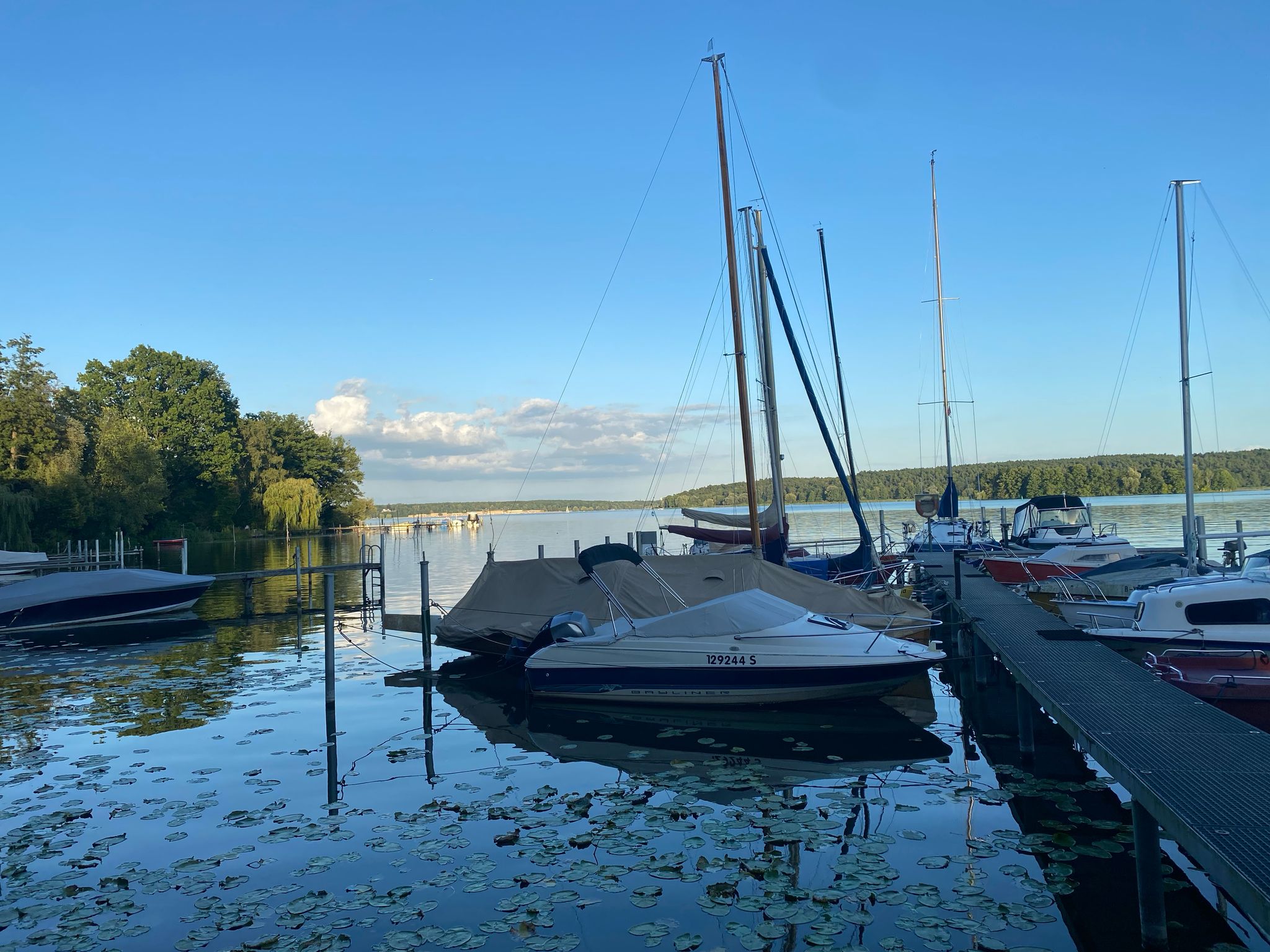 die Boote am Streg der WEG